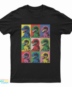 T-Rex In Warhol Style T-Shirt