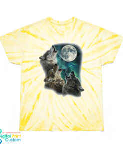 Three Wolf Moon Tie Dye Cyclone T-Shirt