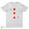 Three of Hearts T-Shirt