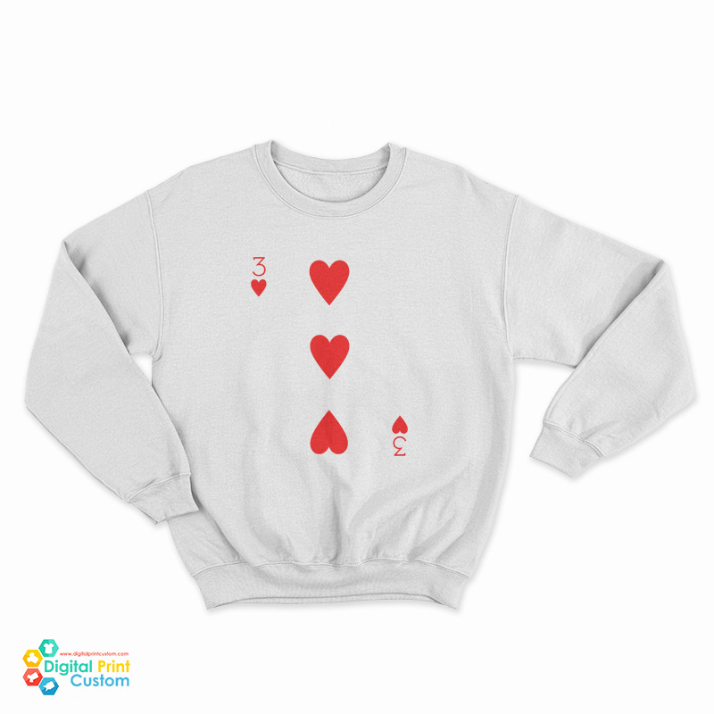 Three of Hearts Sweatshirt