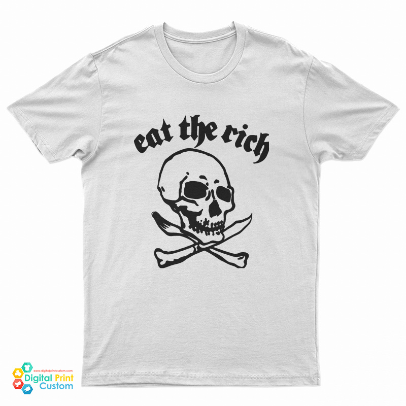 Eat The Rich Skull T-Shirt