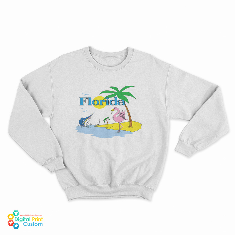 Florida Flamingo Sailfish Sweatshirt
