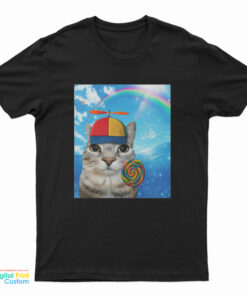 Happy Cat Dreamcore Brainrot Meme T-Shirt
