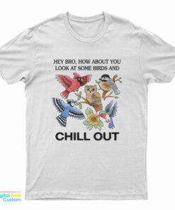 Hey Bro How About You Look At Some Birds and Chill Out T-Shirt