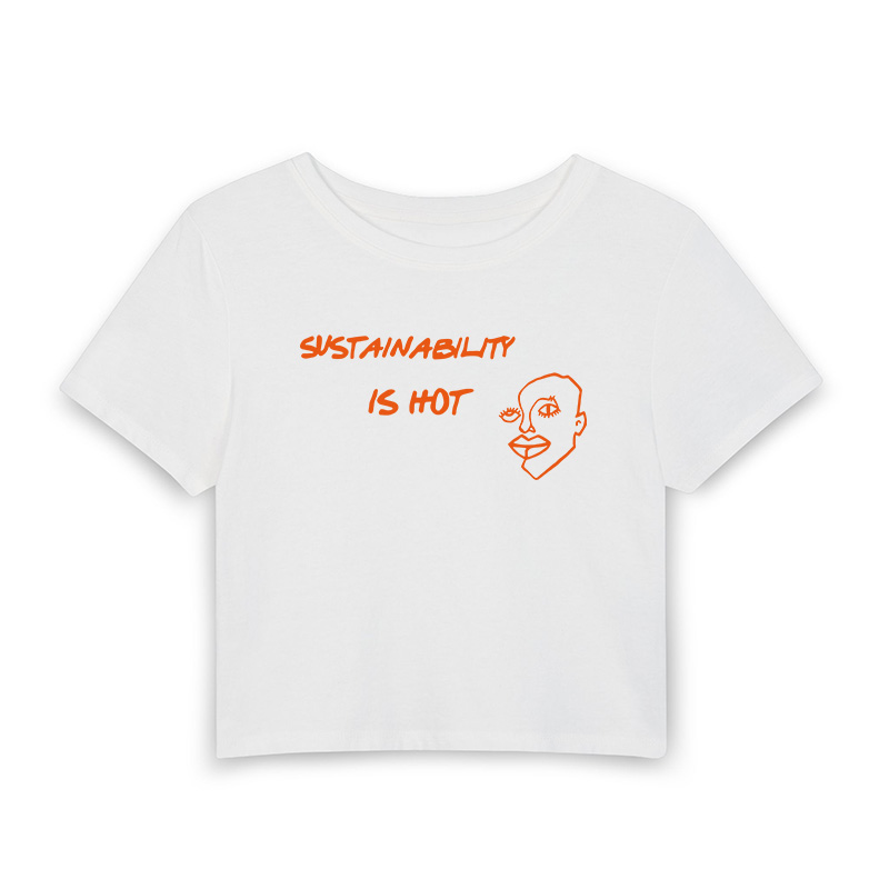Sustainability Is Hot Women's Baby Tee