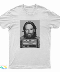 Wille Nelson Mug Shot 1974 T-Shirt