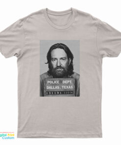 Wille Nelson Mug Shot 1974 T-Shirt