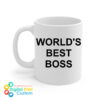 World’s Best Boss Ceramic Mug 11oz