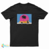 Yellow Car with Palm Tree T-Shirt