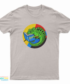 Chameleon at the Library T-Shirt