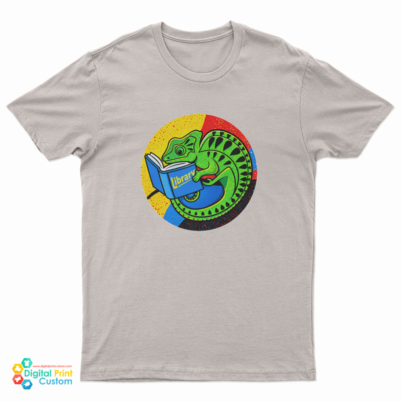 Chameleon at the Library T-Shirt