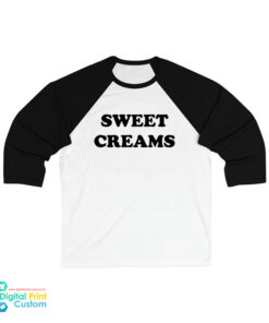 Sweet Creams 3/4 Sleeve Baseball T-Shirt