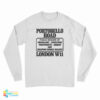 Portobello Road London W11 Long Sleeve T-Shirt